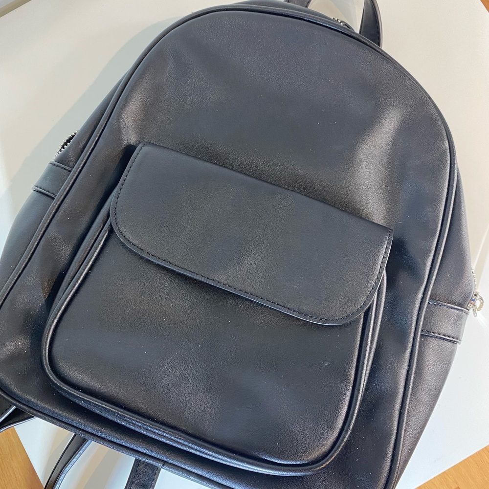 Faux Leather Mini Backpack - Picture 2 of 6